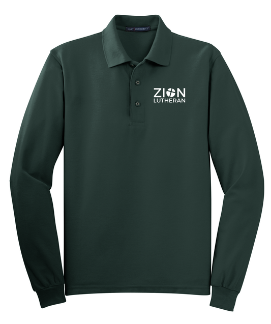 L-K500LS Port Authority® ADULT Silk Touch™ Long Sleeve Polo