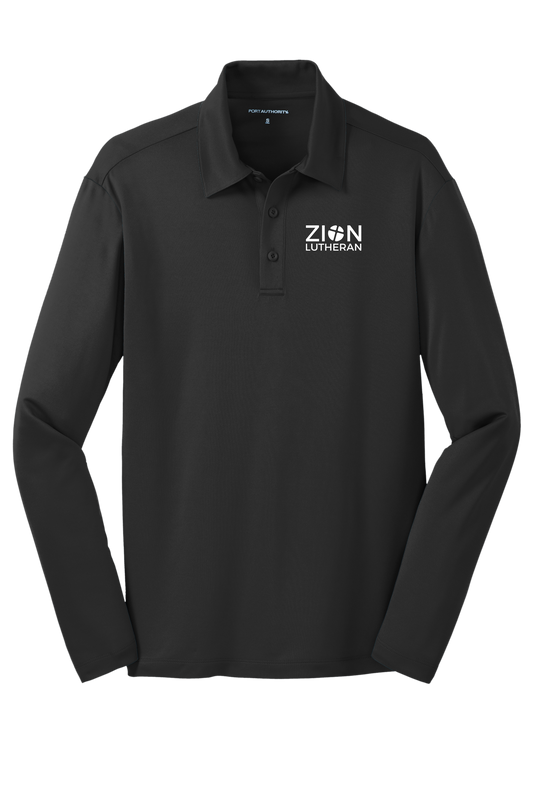K540LS  Port Authority® Silk Touch™  ADULT Performance Long Sleeve Polo