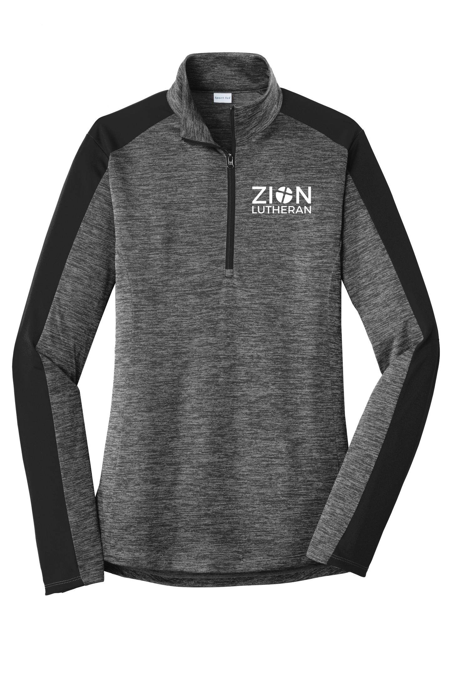L-LS397 Sport-Tek® Women's PosiCharge® Electric Heather Colorblock 1/4-Zip Pullover