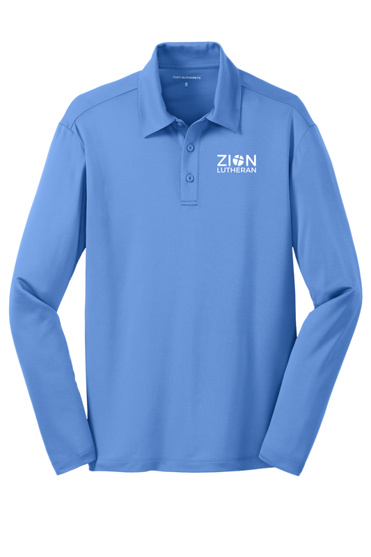 K540LS  Port Authority® Silk Touch™  ADULT Performance Long Sleeve Polo