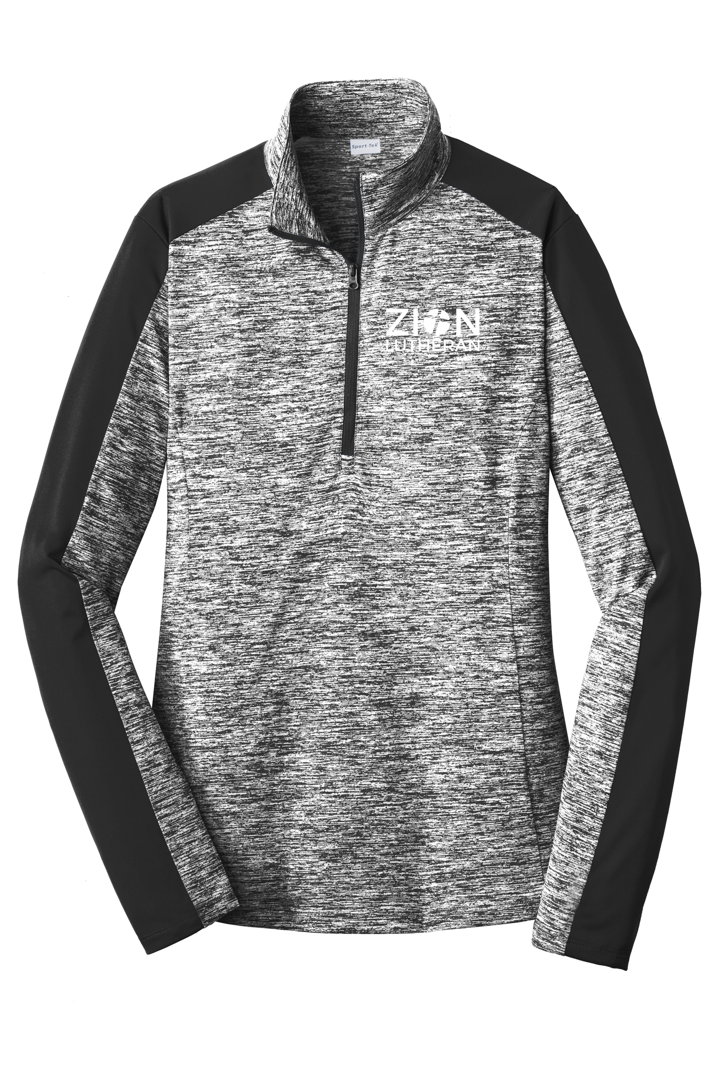 L-LS397 Sport-Tek® Women's PosiCharge® Electric Heather Colorblock 1/4-Zip Pullover