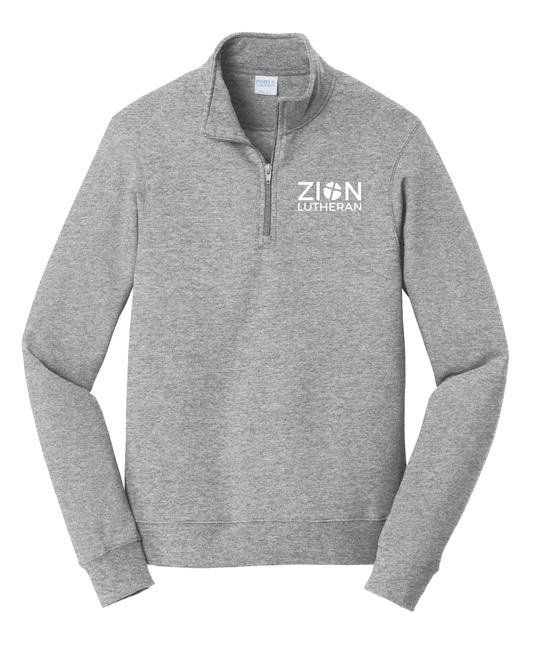 L-Pc850Q Port & Co™ Fan Favorite™ Fleece 1/4-Zip Pullover Sweatshirt