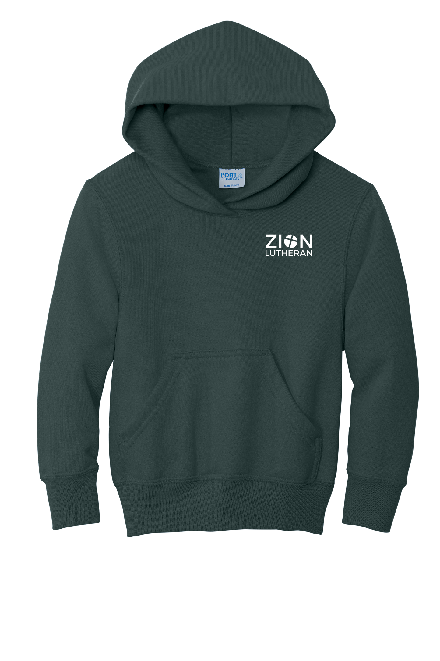 L-P90YH Port & Co™ YOUTH Core Fleece PULLOVER Hooded Sweatshirt