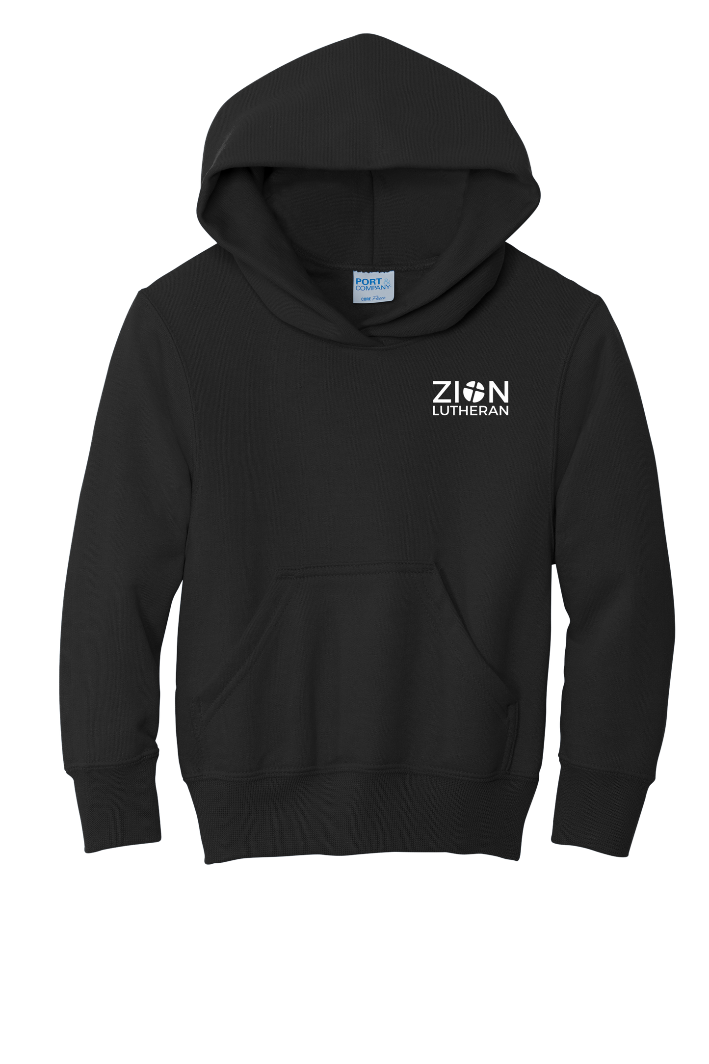 L-P90YH Port & Co™ YOUTH Core Fleece PULLOVER Hooded Sweatshirt