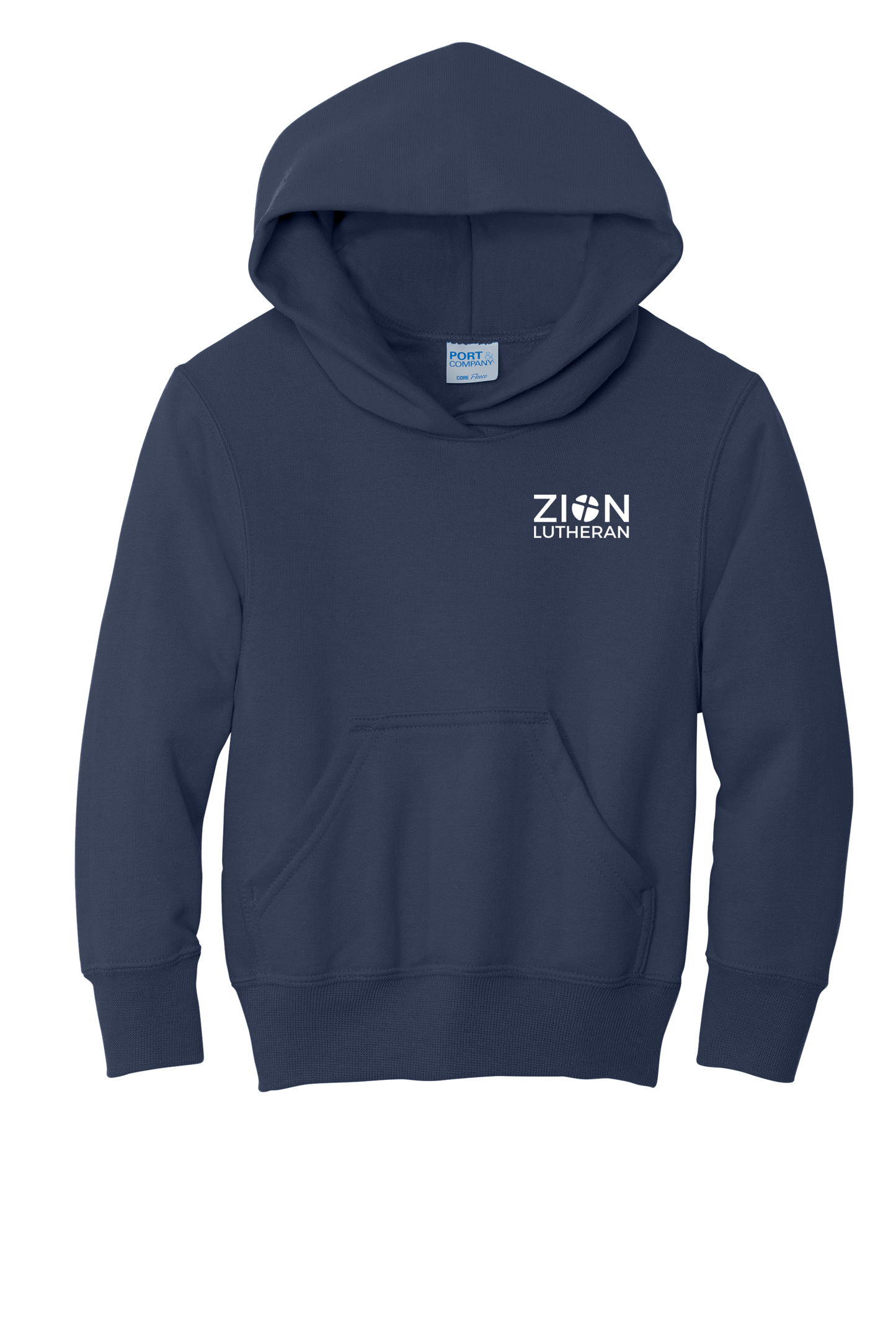 L-P90YH Port & Co™ YOUTH Core Fleece PULLOVER Hooded Sweatshirt