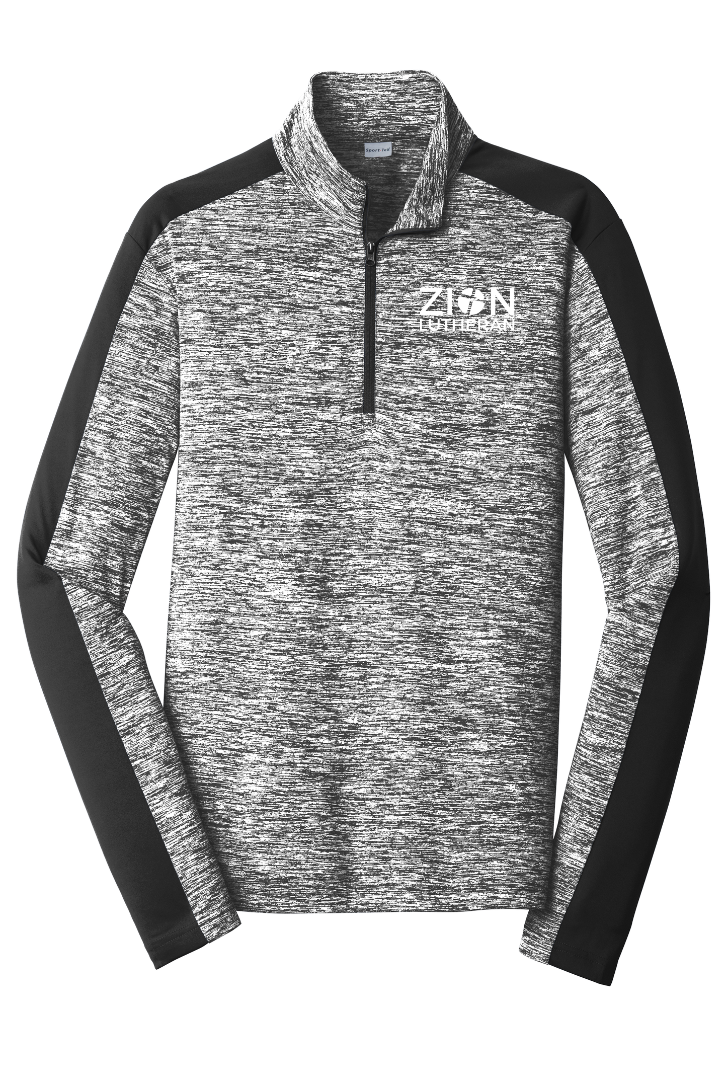 L-S397  Sport-Tek ® PosiCharge ® Electric Heather Colorblock 1/4-Zip Pullover